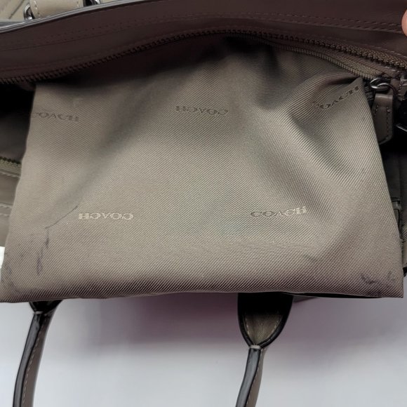 Coach Swagger 27 34816 Fog Purse Satchel - Picture 9 of 10